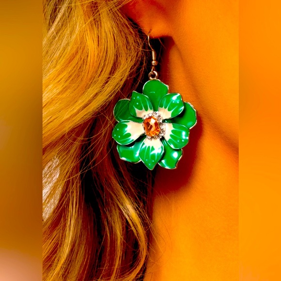 🍀💚🍀 “TROPICAL TREASURE” GREEN EARRINGS ~ PAPARAZZI❗️ 🍀💚🍀 - Picture 4 of 6